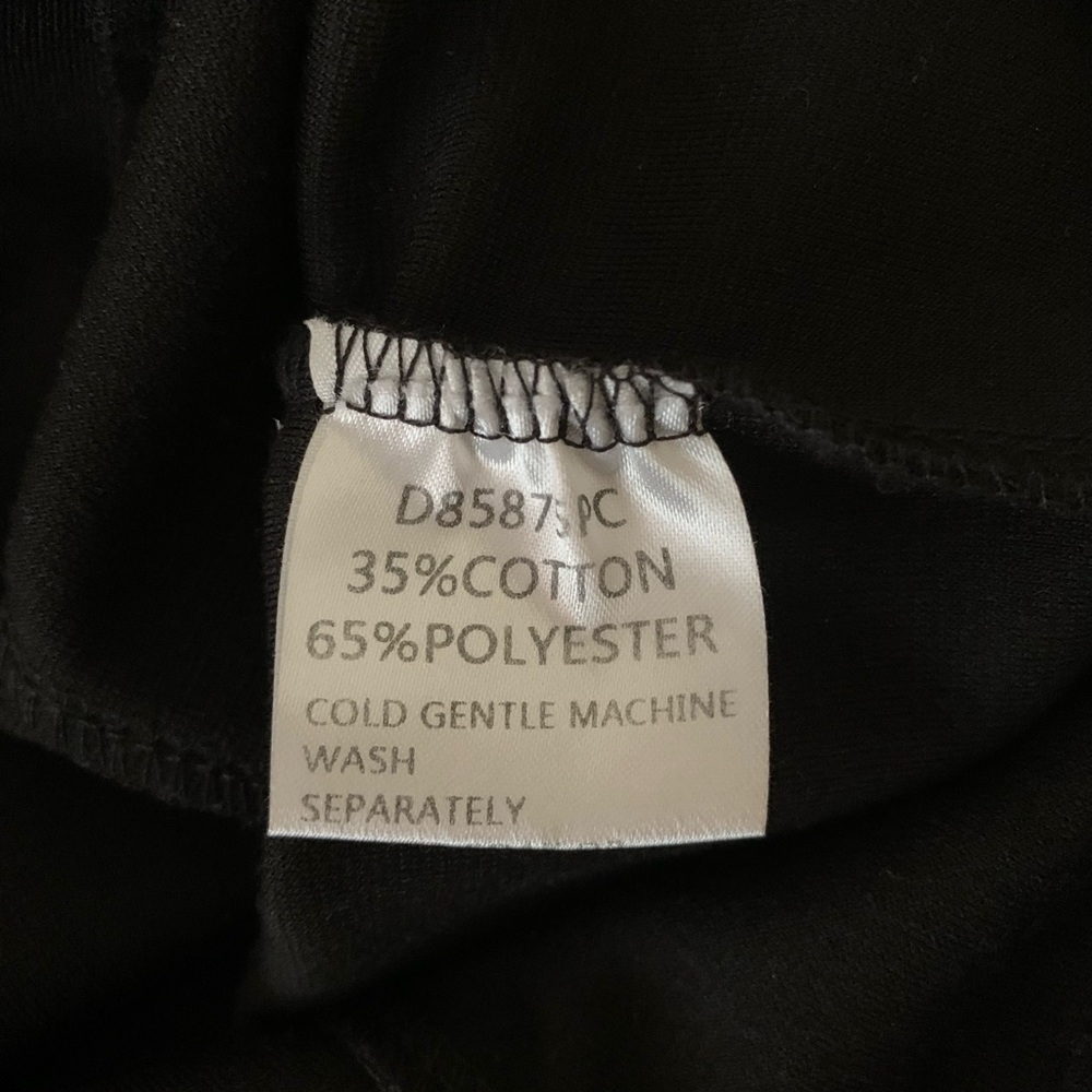 Caroline Morgan Black Mini Dress Size M - Picture 5 of 5